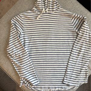 Striped Blue and White Bodysuit